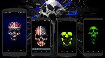 Skull Wallpaper Offline تصوير الشاشة 1