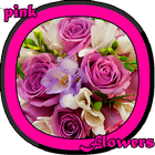 Pink Flowers Wallpaper Offline icône