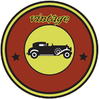 Vintage wallpaper offline icon
