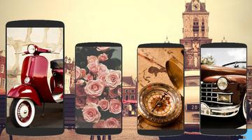 Vintage wallpaper offline poster