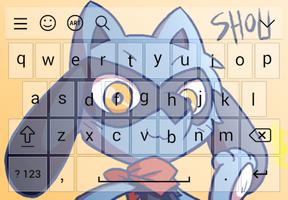 Amazing Lucario Anime Keyboard capture d'écran 1