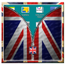 UK Flag Zipper Lock APK