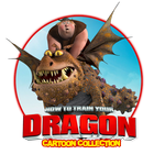 Train Your Dragon cartoon collection icône