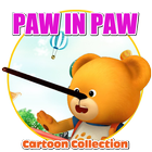 Paw in Paw cartoon collection icône