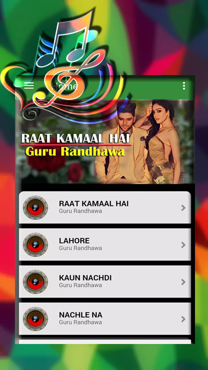 New Song Guru Randhawa – Raat Kamaal Hai (+Lyrics) APK for Android Download