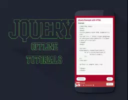Learn jQuery Offline Tutorials Screenshot 1