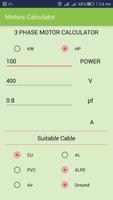 Electrical Cable Sizer Pro: Motor Calculator NoAds ảnh chụp màn hình 1
