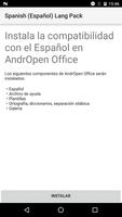 Spanish (Español) Lang Pack for AndrOpen Office โปสเตอร์