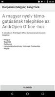 Hungarian (Magyar) Lang Pack for AndrOpen Office پوسٹر