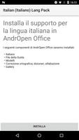 Italian (Italiano) Lang Pack for AndrOpen Office โปสเตอร์