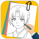 Comment dessiner Akatsuki: étape par étape APK