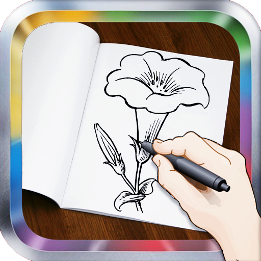 Como desenhar flores: desenho passo a passo