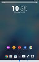 Blue APPLE for XPERIA Theme screenshot 2