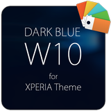 Dark Blue W10 for XPERIA Theme icon