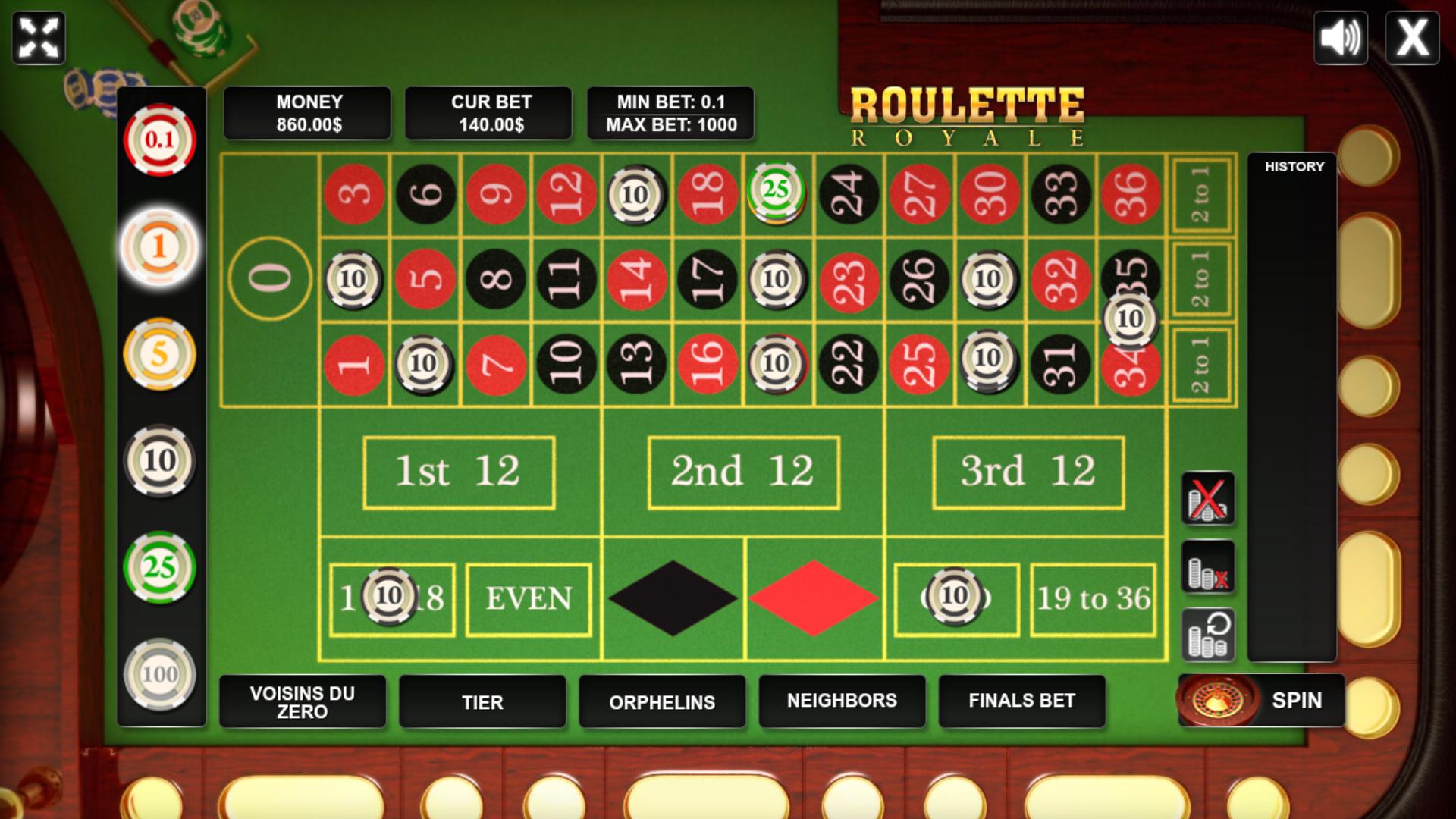 Play roulette games