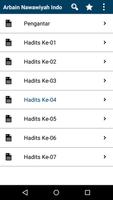 Arbain Nawawiyah Terjemahan In スクリーンショット 1