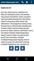 Arbain Nawawiyah Terjemahan In screenshot 2