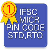 IFSC,PIN,STD, RTO - Indiacodes アイコン