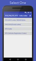 IFSC,PIN,STD, RTO - Indiacodes Cartaz