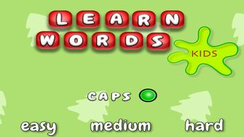 Kids - Learn words poster