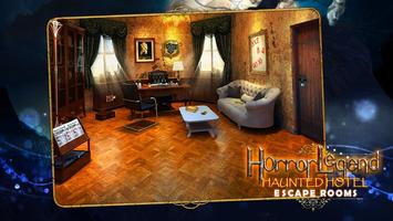 Escape Rooms - Haunted Hotel تصوير الشاشة 1