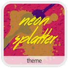 Neon Splatter • Xperia Theme icon