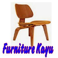 پوستر Furniture Kayu Desain Kreatif