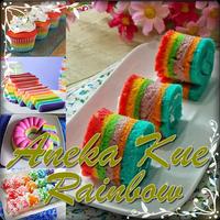 Rainbow Cake Affiche