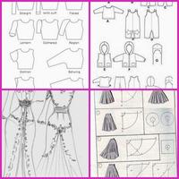 Designing a Dress Pattern Affiche