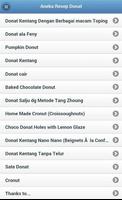 Aneka Resep Donat স্ক্রিনশট 2