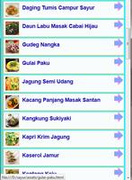 Resep Sayur Pilihan 2016 screenshot 1