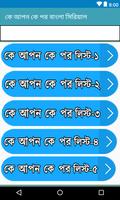 কে আপন কে পর বাংলা সিরিয়াল Affiche