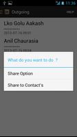 Easy Contact Share screenshot 1