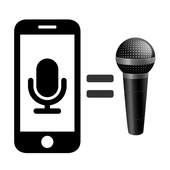 Microfoon naar luidspreker-icoon