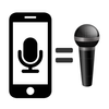 Mikrofon do głośnika ikona