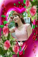 Flower photo frame скриншот 2