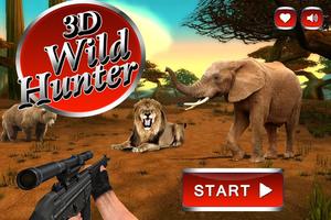 3d Wild Animal Hunting Jungle Shooter Affiche