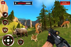 3d Wild Animal Hunting Jungle Shooter syot layar 1