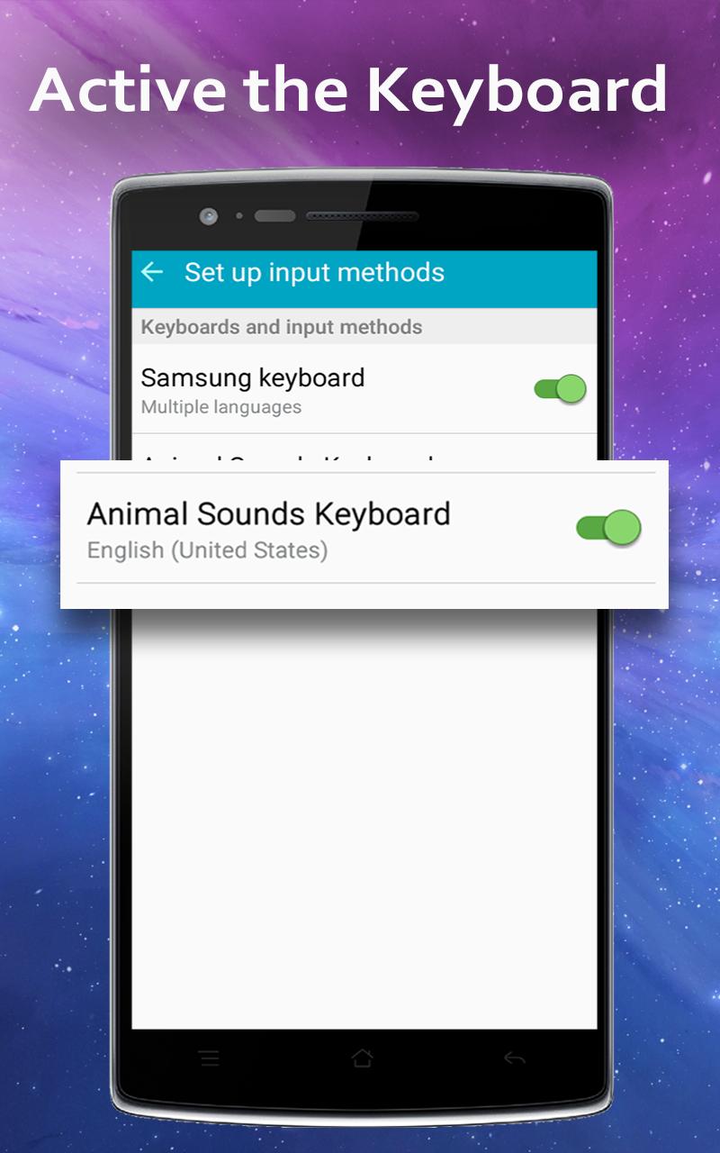 Android 用の 動物の音キーボード背景テーマ Apk をダウンロード