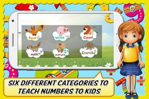 Animal Numbers For Kids 포스터