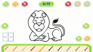 Paint Animal Coloring Shapes 스크린샷 2