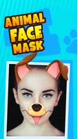 पशु चेहरे का मुखौटा पोस्टर