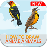How to draw anime animals icône