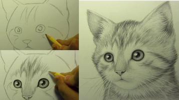 How to draw anime animals Affiche
