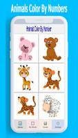 Animals Color By Number, Animal Coloring Book syot layar 1