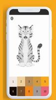 Animals Color By Number, Animal Coloring Book syot layar 2