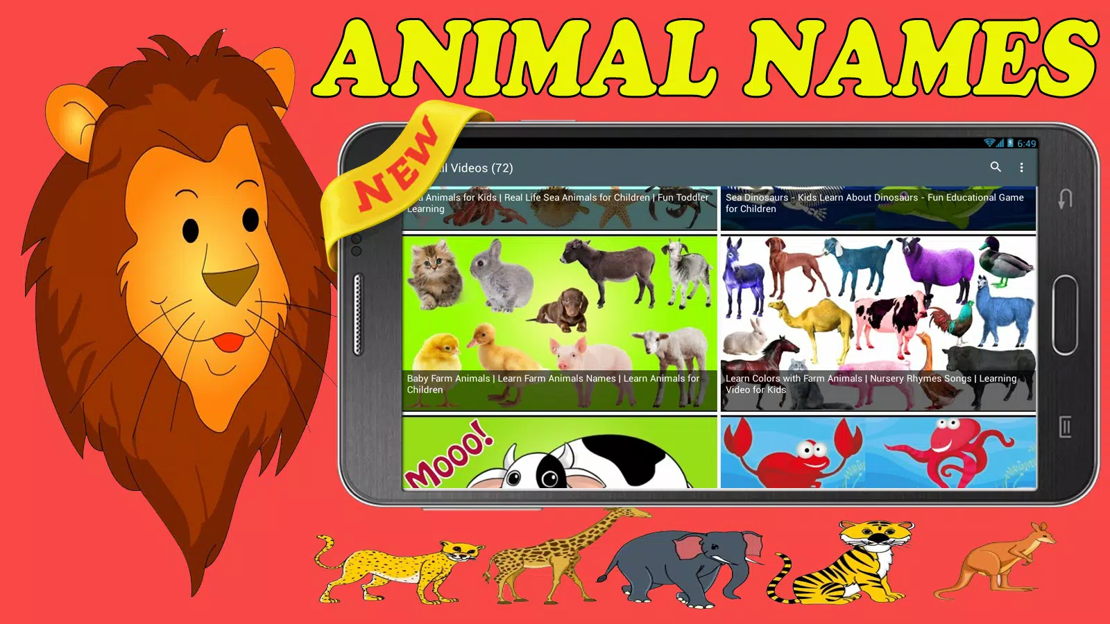 Animal Names in English APK pour Android Télécharger
