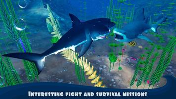 Three Headed Shark Underwater Survival تصوير الشاشة 2