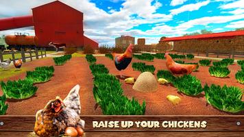 Chicken Simulator 3D - Farm Animals Life poster