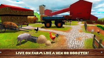 Chicken Simulator 3D - Farm Animals Life screenshot 1
